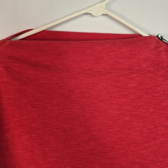 Free People We The Free Womens Nikaka Thermal Knit Top Zip Shoulder Size XS Red - Picture 7 of 15